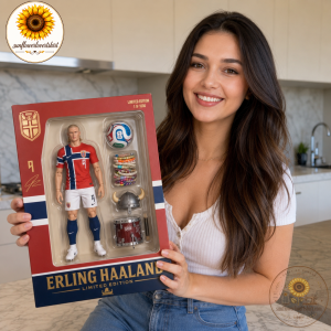 Erling Haaland Norway Football Action Figure Box Set 4 Erling Haaland Norway Football Action Figure Box Set