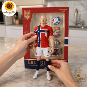 Erling Haaland Norway Football Action Figure Box Set 5 Erling Haaland Norway Football Action Figure Box Set