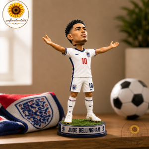 Jude Bellingham England Soccer Team Number 10 Celebration Bobblehead 5 Jude Bellingham England Soccer Team Number 10 Celebration Bobblehead
